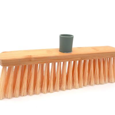 China 12 Inch Premium Bristles Household Cleaning Brush Natural Wood Sweep Broom for sale