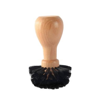 China Wooden Handle Coffee Household Cleaning Brush 9.4x5.8cm for sale