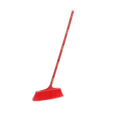 China 45cm Cleaning Tools Plastic Soft Broom With Wooden Handle for sale