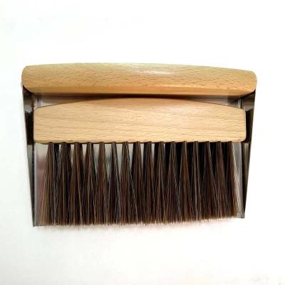 China 13x8x4cm Wood Broom And Dustpan Set Table Cleaning Tools for sale