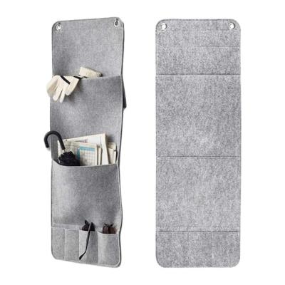 China 100% Polyester Felt Wall Hanging Storage Bag Organizer 3mm for sale