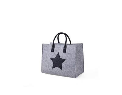 China Foldable Multifunctional Felt Shopping Tote Bag 29*19*26cm for sale