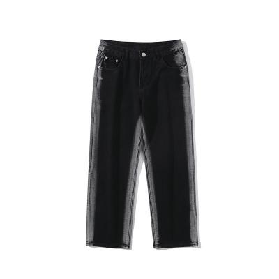 Chine Pantalon large occasionnel droit lavé unisexe de mode de jambe de Hip Hop de jeans d'OEM à vendre
