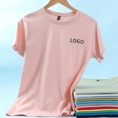 中国 Oemの工場製造業者の注文のロゴの古典的なCrewneckの綿のTシャツ 販売のため