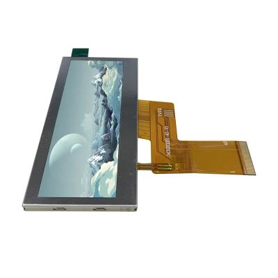 China Tipo exhibición 480 *128 500nits de la barra de 3,9 pulgadas del LCD con el interfaz del RGB 24bit en venta