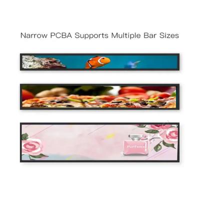 China 19.0'' Bar Type LCD Display 1200nits Stretched Bar LCD Display Full View for sale