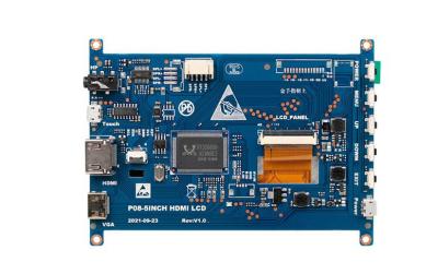 Китай Многофункциональный монитор касания TN КАДЕЙ дюйма ISO9001 дисплея 5,0 деятельности HDMI LCD OSD промышленный продается