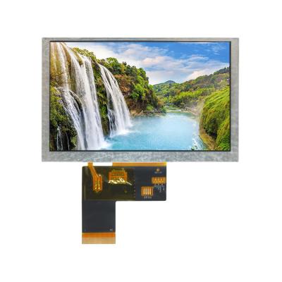 China 5,0 KADI capacitivo industrial Tft 1000cd/M2 do écran sensível da polegada 800x480 Ips Lcd à venda