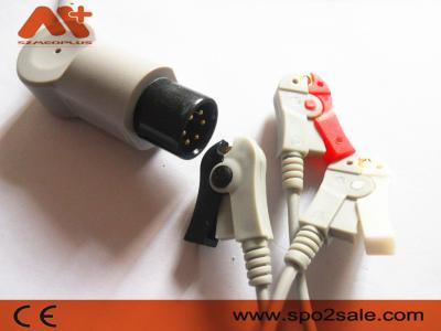 China Clip del cable TPU AHA de Ecg de la ventaja del Pin 3 de los cables y de los Leadwires 6 de Szmedplus AAMI ECG en venta
