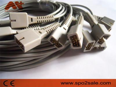 China Los accesorios del monitor paciente del ECG atan con alambre el cable paciente de IBP ECG en venta