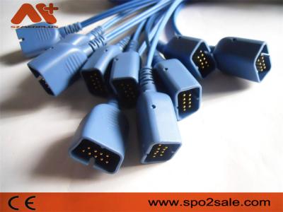 China Los accesorios del monitor paciente DB9 telegrafían 14 el cable de Pin Nihon Kohden Spo 2 en venta