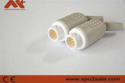 中国 12 Pin ECGのスナップのコネクター ポリ塩化ビニールMindrayフィリップスのコネクターによって使用される入院患者のモニター 販売のため