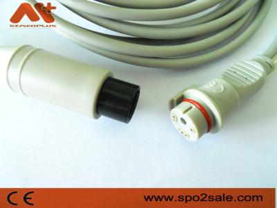 China AAMI 6 Pin Mindray IBP Cable 001C-30-70758 BD IBP Cable for sale