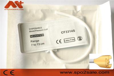 China CFS Neonate Blood Pressure Cuff M1872S Single Tube Bp Cuff 7 - 13 Cm for sale