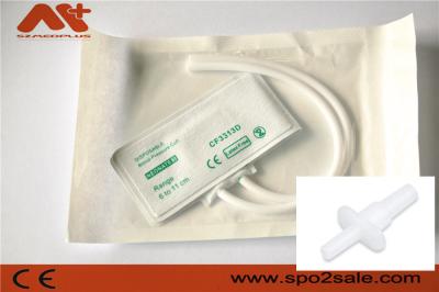 China Disposable NIBP Cuff - 2523 neonate 3 dual tube 6 - 11 cm for sale