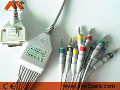 China Fukuda ME Compatible Direct-Connect EKG Cable for Cardisuny, KP-500, KP-500D for sale