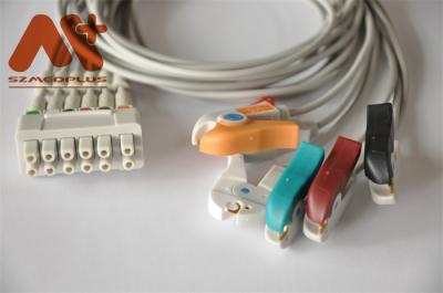 China GE Marquette 	Leadwire 421932-001 de la telemetría de Holter Cable ECG clip de 6 ventajas en venta