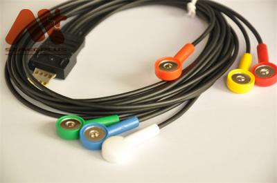 China TA del cable de la ventaja de Holter 6 del cable del ODM Schiller ECG - monitor paciente de 101 Uesd en venta