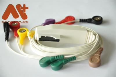 Китай IEC кабеля руководства ECG Mortara 10 - 9293-017-50 для рекордера Holter продается