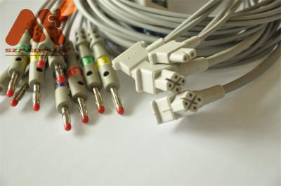 Китай Руководство 989803151631 медицинское TPU кабеля 10 ISO13485 Philips EKG продается
