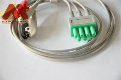 中国 遠隔測定工学Mindray ECGはTMS-6016 3鉛ECGケーブル115-004871-00をケーブルで通信する 販売のため