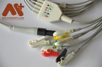Chine Câble lié directement compatible de l'agrafe ECG d'avance du LT 5 de Welch Allyn Propaq à vendre