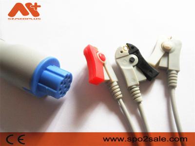 China El clip compatible de 3 ventajas de Ohmeda del DATEX Directo-conecta el cable CB-72395R-P de ECG en venta