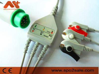 China El monitor paciente de la ventaja del CFS 3 telegrafía 10 Pin Siemens Ecg Cable en venta