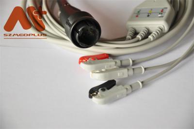 China CE Saadat Heyer Sierra Neptune Cable 9 Pin 3.5M 3 Lead ECG Cable for sale