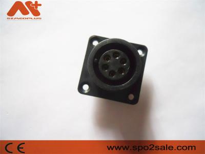 China Conectores AAMI ECG compatible 6 Pin Socket del aparato médico del PVC en venta