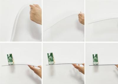 China Hoja termoplástica transparente plástica fina de las hojas 4x8 pie de la exhibición PETG en venta