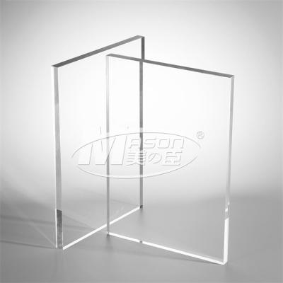 China Transparent Plexiglass Flame Retardant Acrylic Sheet For Building Material for sale