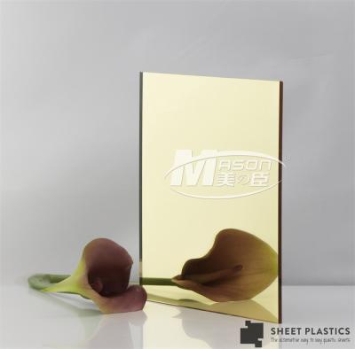 Chine feuille en plastique acrylique de miroir de manière de l'épaisseur une de 1mm à de 5mm flexible pour la décoration à vendre