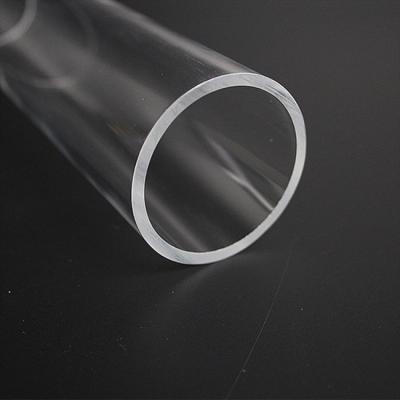 China Custom Leghth 1m 2m Clear Milky Plastic Acrylic Tubes 70mm for sale