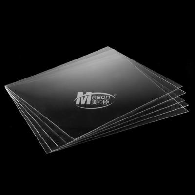 China 0.9mm 1mm 2mm Thickness Clear Plastic Sheet Petg For Decorating for sale