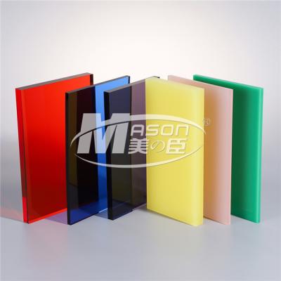 Chine Feuille acrylique 1220x2440mm de couleur de la fonte PMMA 3 à de 20mm à vendre