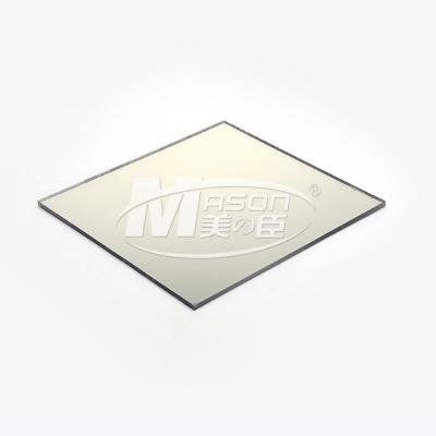 China 2mm 3mm 5mm Sliver And Golden Mirror Acrylic Sheet 1220x2440mm for sale
