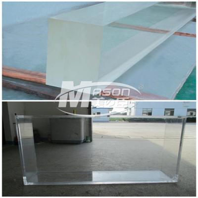 China Hard Plastic Sheets 60mm Aquarium Acrylic Sheet Swimming Plastic Panels for sale