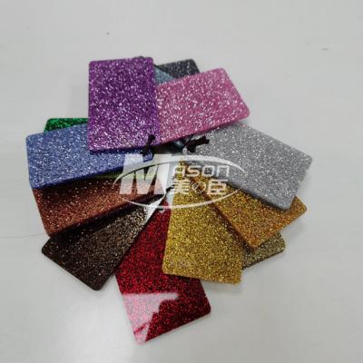 China 3mm 4mm 5mm Glitter Acrylic Sheet Colored Plexiglass Sheet for sale