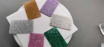 China Cast Moulding PMMA 3mm Glitter Acrylic Sheet 1220x2440mm for sale