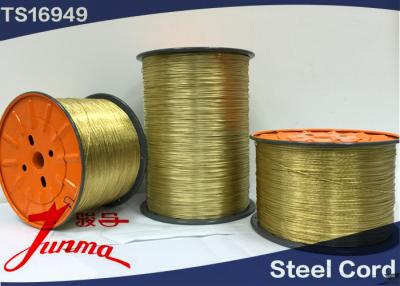 China Copper Coated Long Life Industrial Tire Steel Wire / Tyre Cords 3*0.24 / 9*0.225W HT for sale