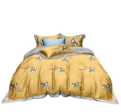 China Shaoxing Factory Sateen Cotton Bedding Set Plush Bedspreads Cotton Flat Sheet for sale