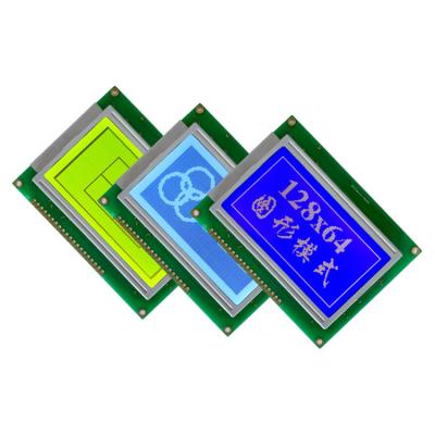 China 18 Pins 128 X 64 Graphic LCD Module Stn Positive 12864 Screen TN Viewing Angle for sale