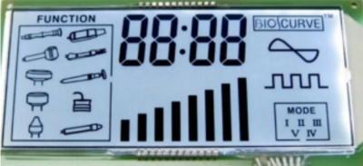 China High Contrast Transparent Positve LCD Module Custom 7 Segment LCD Display Panel for sale