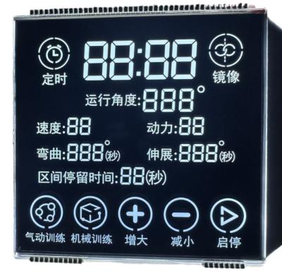China VATN Alphanumeric Custom Segment LCD Display TN, Negative, Transmissive for sale
