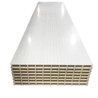 China Los paneles de pared modulares de bocadillo del poliuretano EPS 75m m para la seta en venta