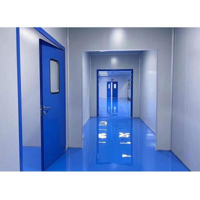 China Dust Free Sandwich Panel Clean Room Rock Wool Insulated Class 100 1150mm for sale