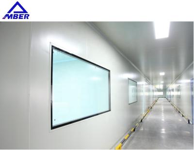 China Sitio limpio modular libre de polvo ISO 1 con la caja de paso de la ducha de aire en venta