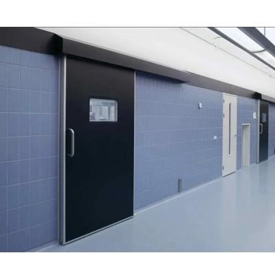 China Krankenhaus-Schiebetür-Edelstahl-Reinraum-Tür-einzelnes Schwingen SUS304 ICU zu verkaufen