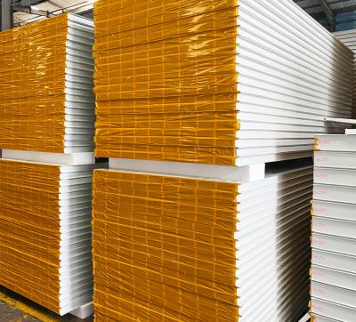 China 200mm Polyurethane Clean Room Wall Panels Laboratory Acoustic Sandwich Panel for sale